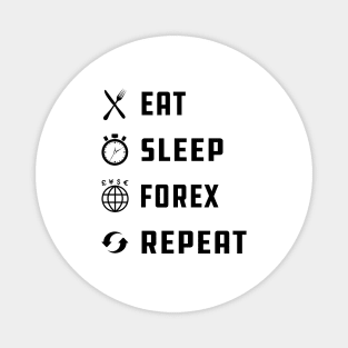 Forex Trader - Eat Sleep Forex Repeat Magnet